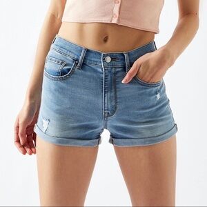 PacSun Rebecca Blue Denim Shortie Shorts Women’s Size 28